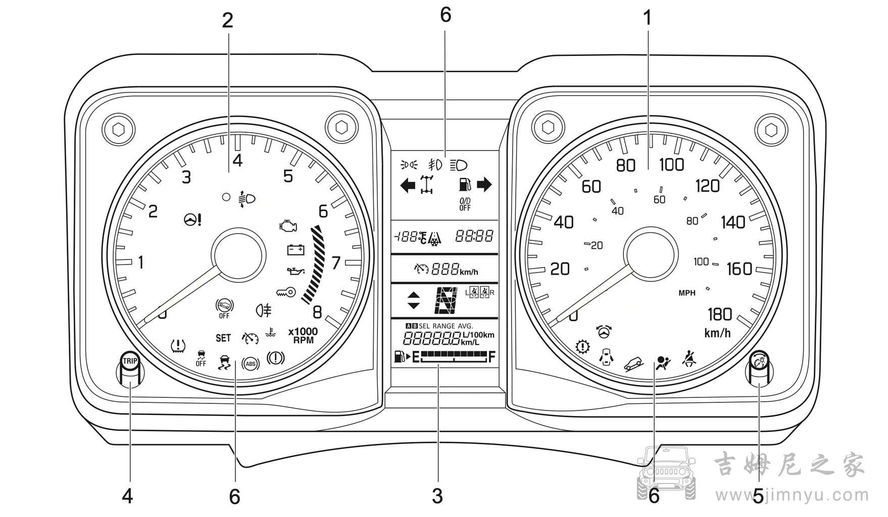吉姆尼中文说明书-开车前须知0027